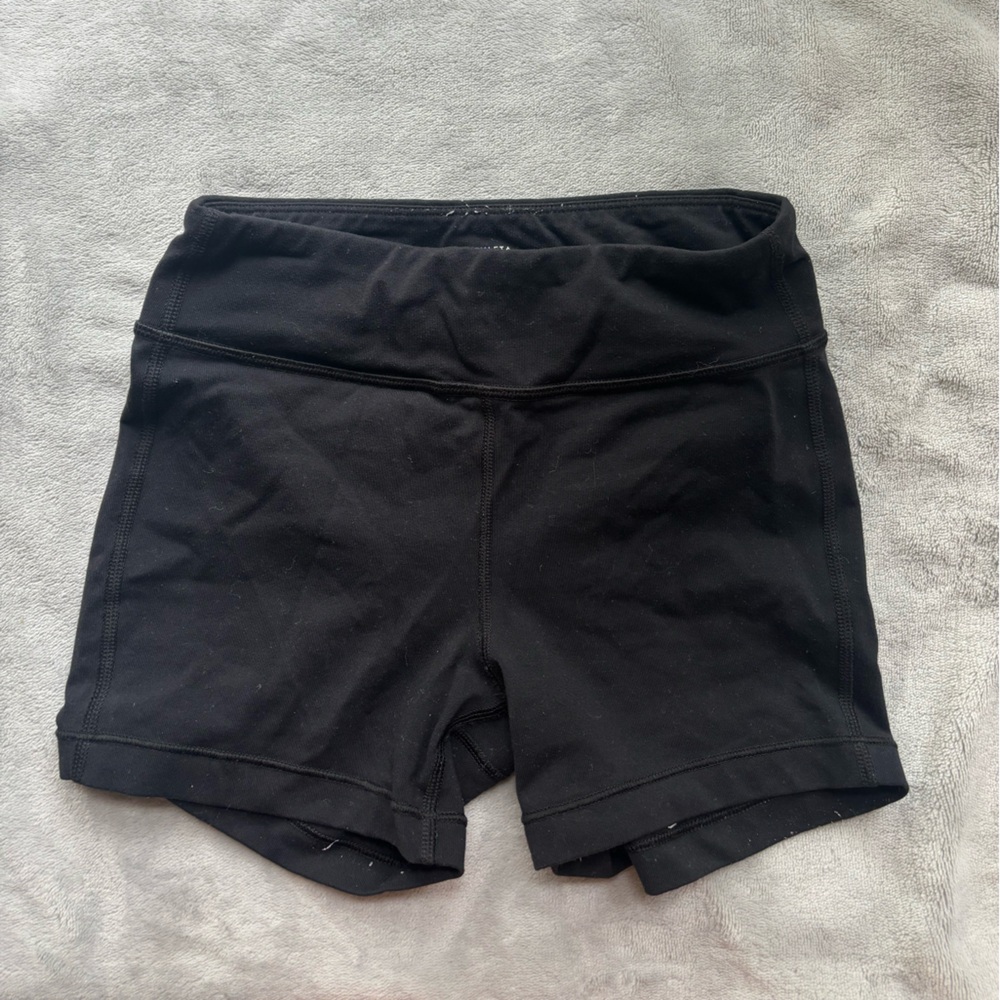 Black athletes girl shorts
